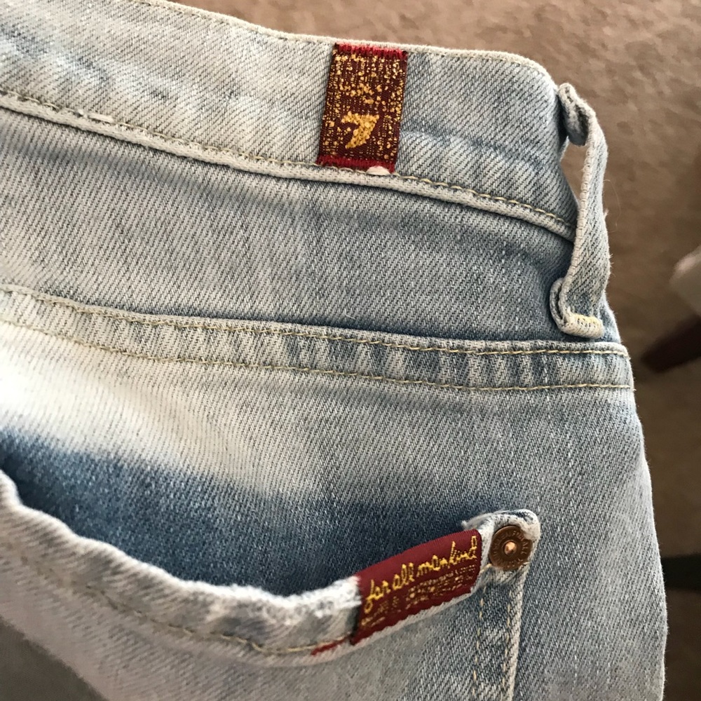 7 for all man kind blue jeans - Picture 7 of 8